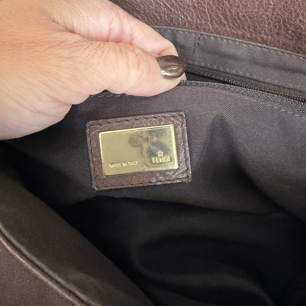 Fendi vintage tote brown. Stunning! - Picture 4 of 13